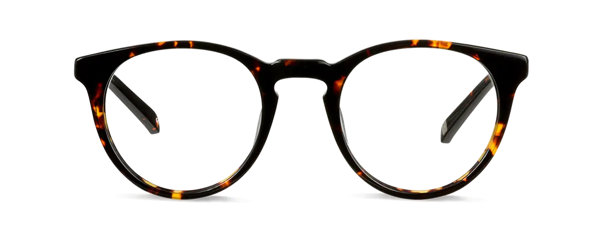 Tortoiseshell Eyeglasses with Round Frames