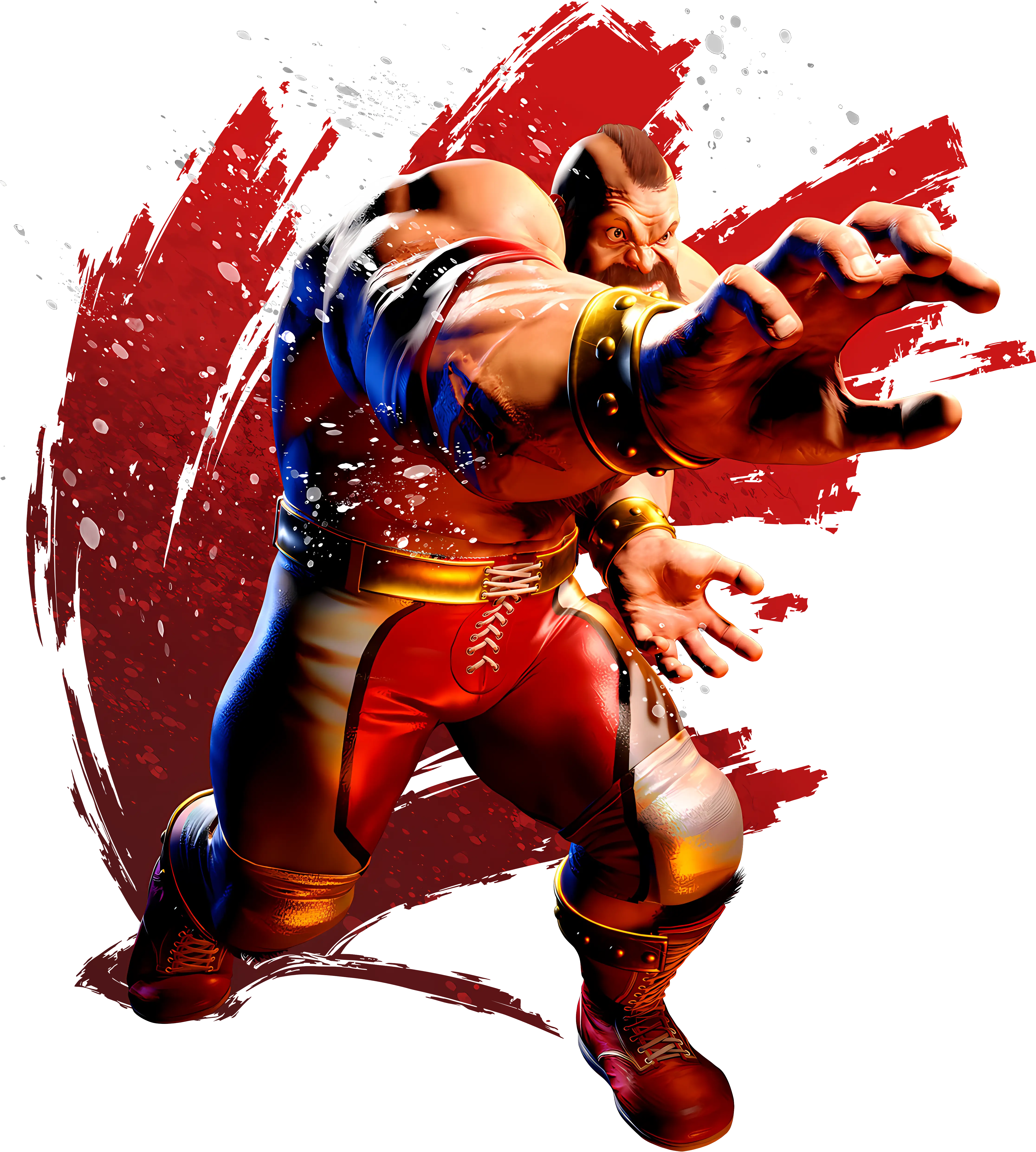 Fighter Game Character Stamp
