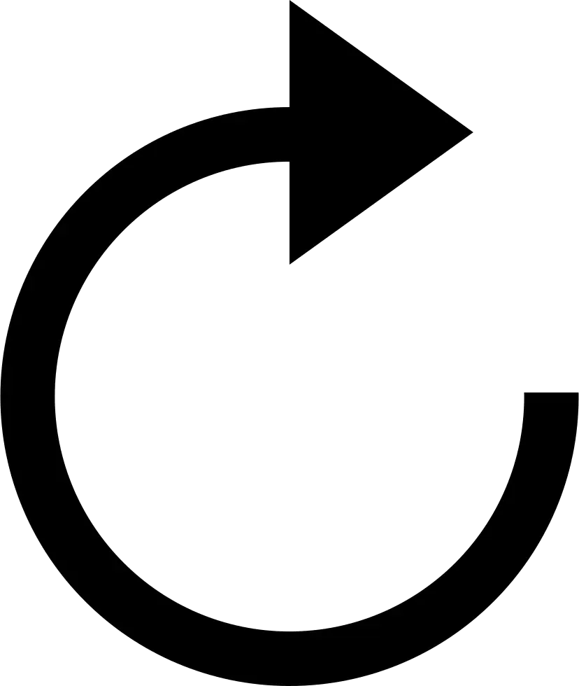 Clockwise Right Arrow Circle