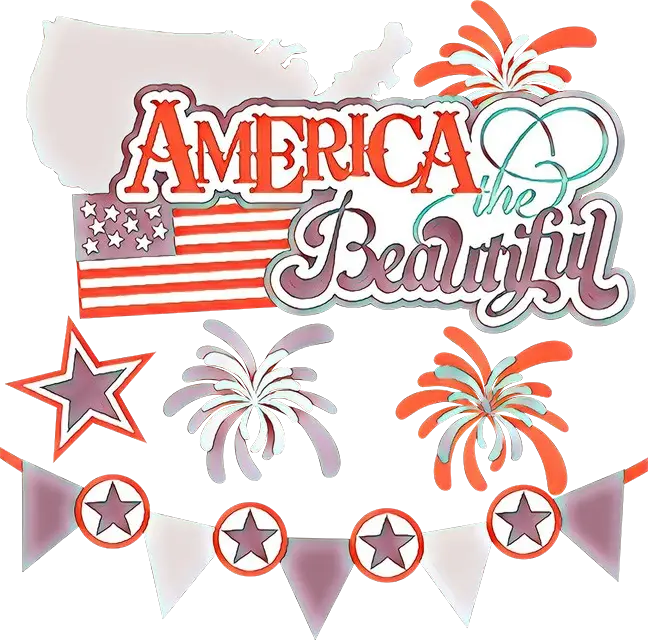 Patriotic America the Beautiful Decoration