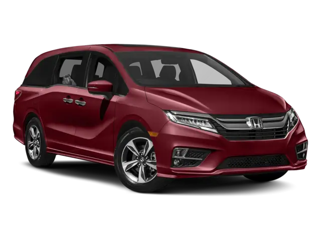 Red Minivan for Comfortable Family Trips