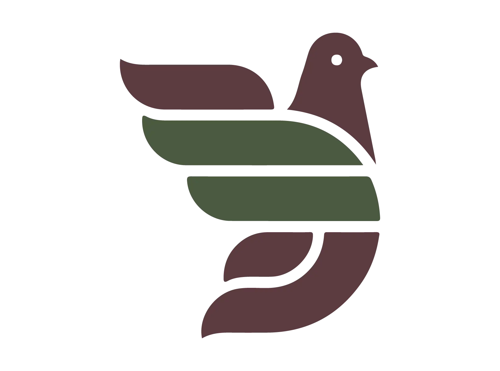 Stylized Bird Logo Design