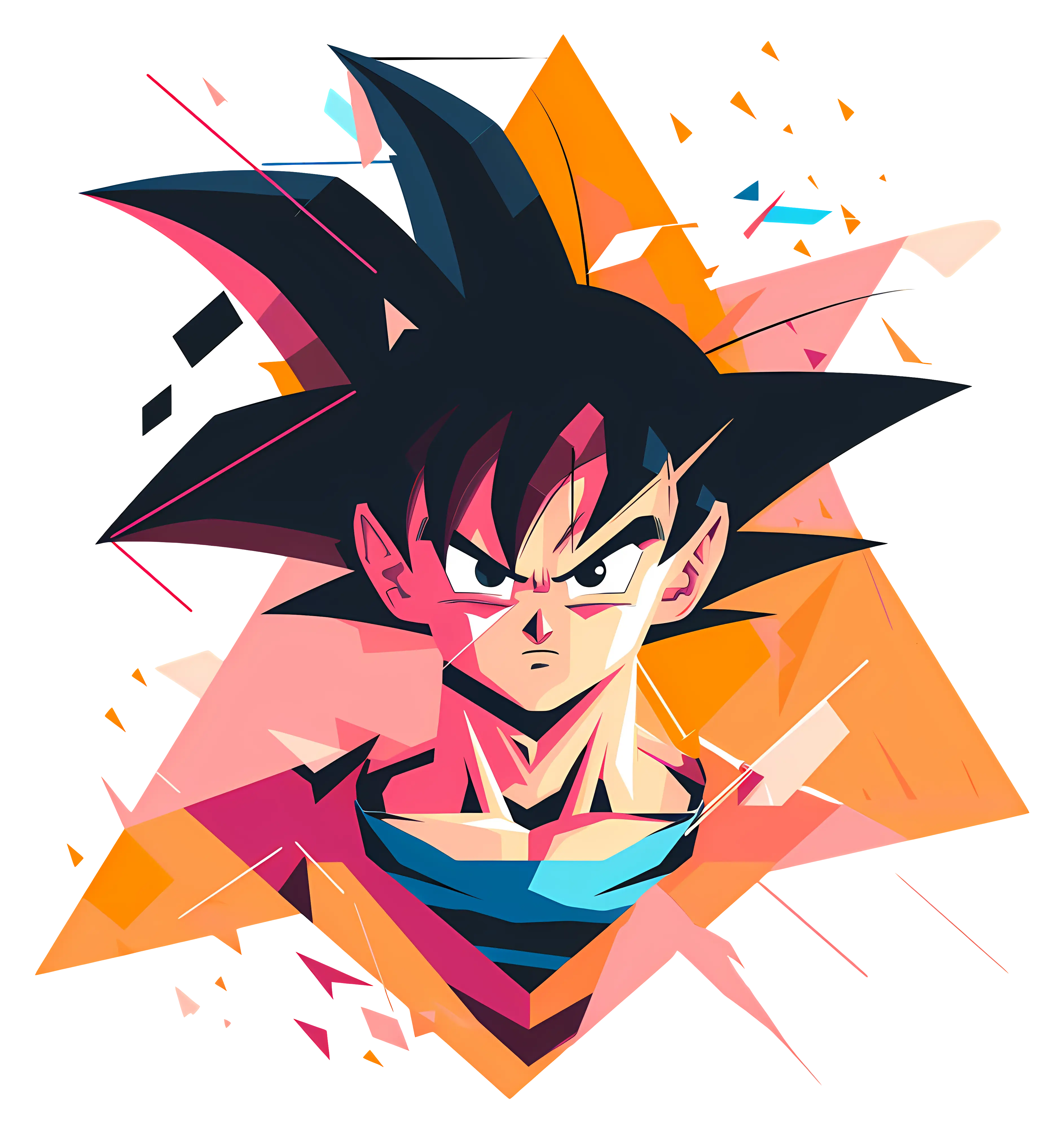 Anime Character with Spiky Hair