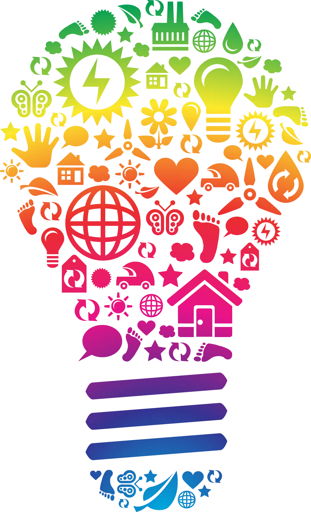 Lightbulb Icons Concept