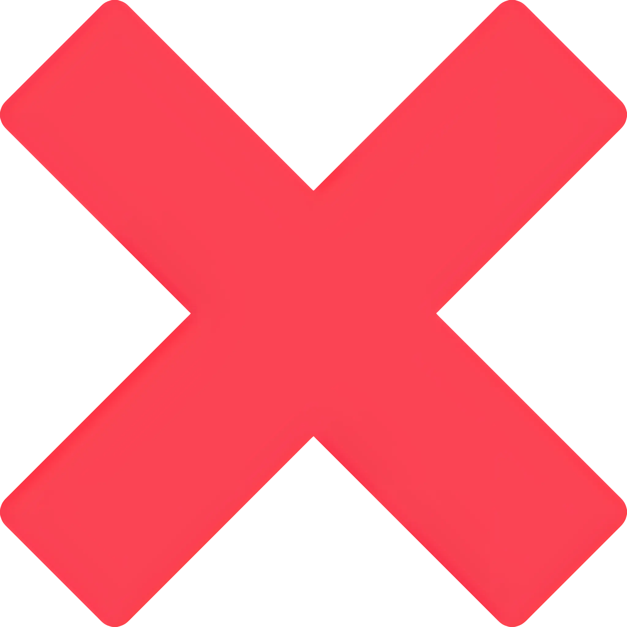 Red X Mark Symbol Illustration