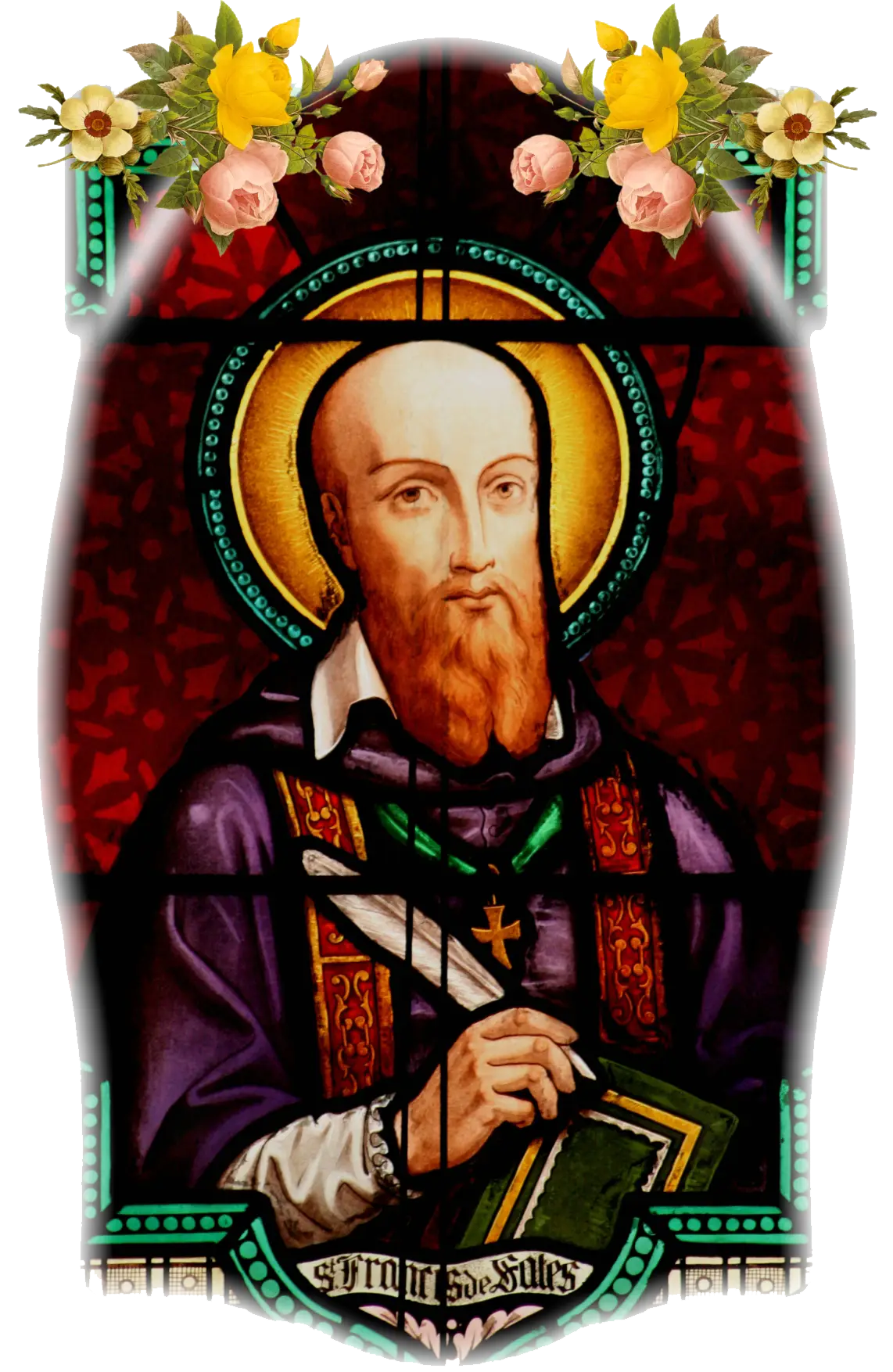 Stained Glass Saint