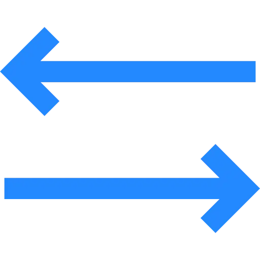 Left and Right Arrows Symbol
