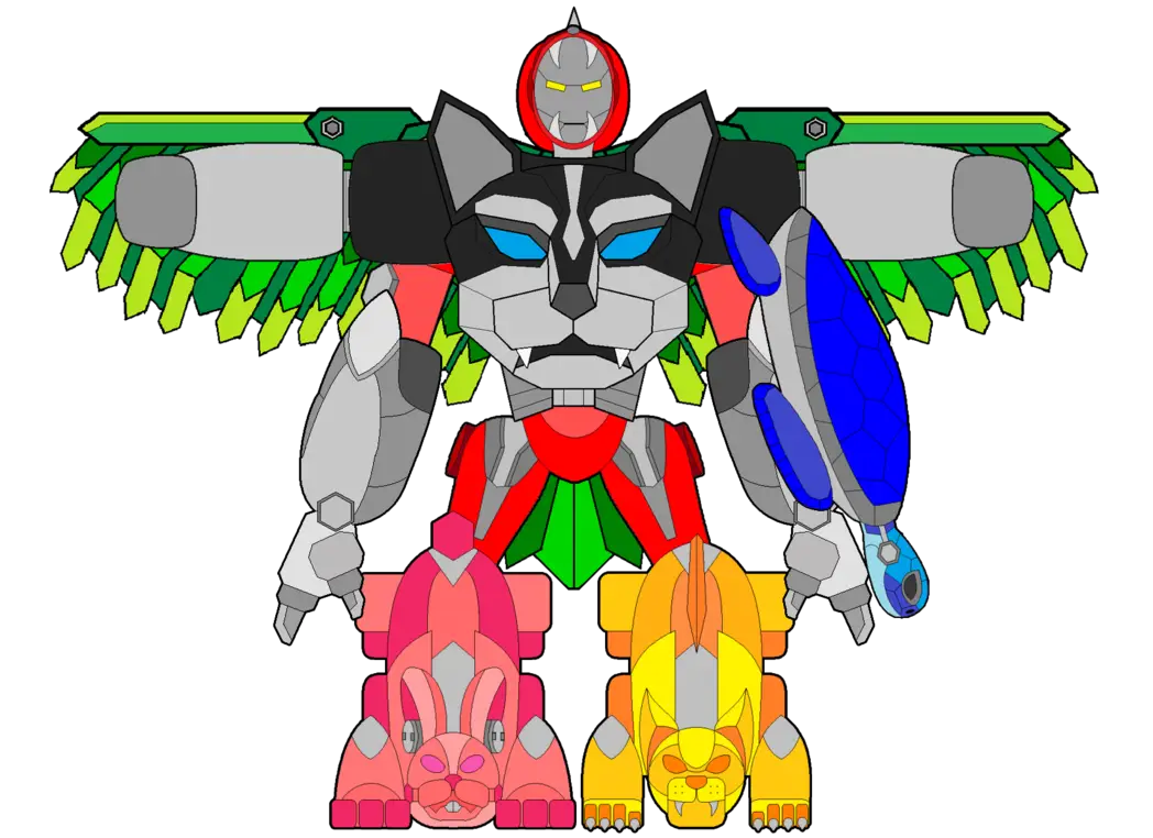 Colorful Mecha Robot