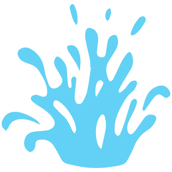 Blue Water Splash