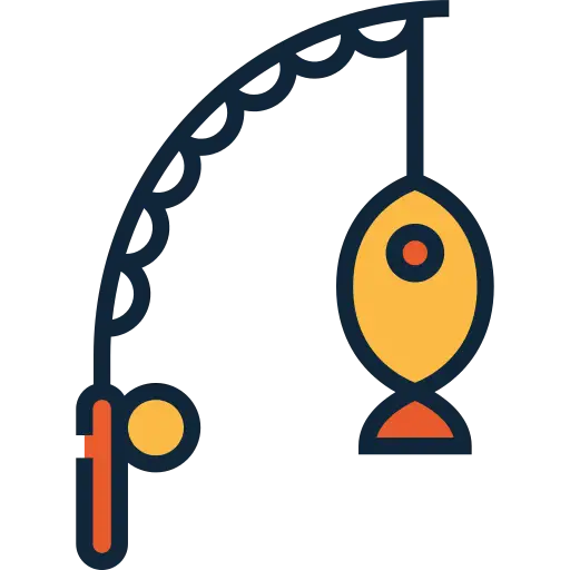 Fishing Rod with Fish