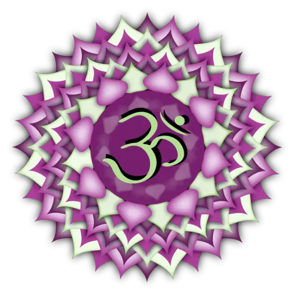 Purple Crown Chakra Symbol