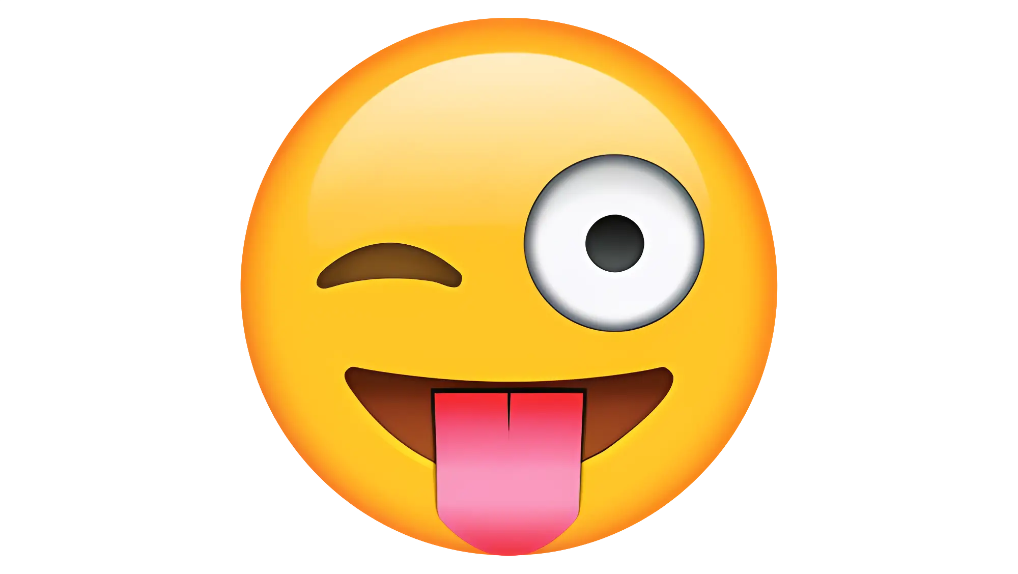 Playful Winking Emoji with Tongue Out