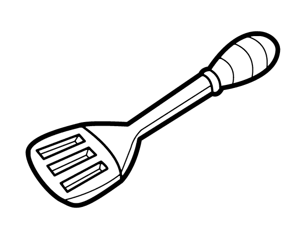 Kitchen Spatula Illustration