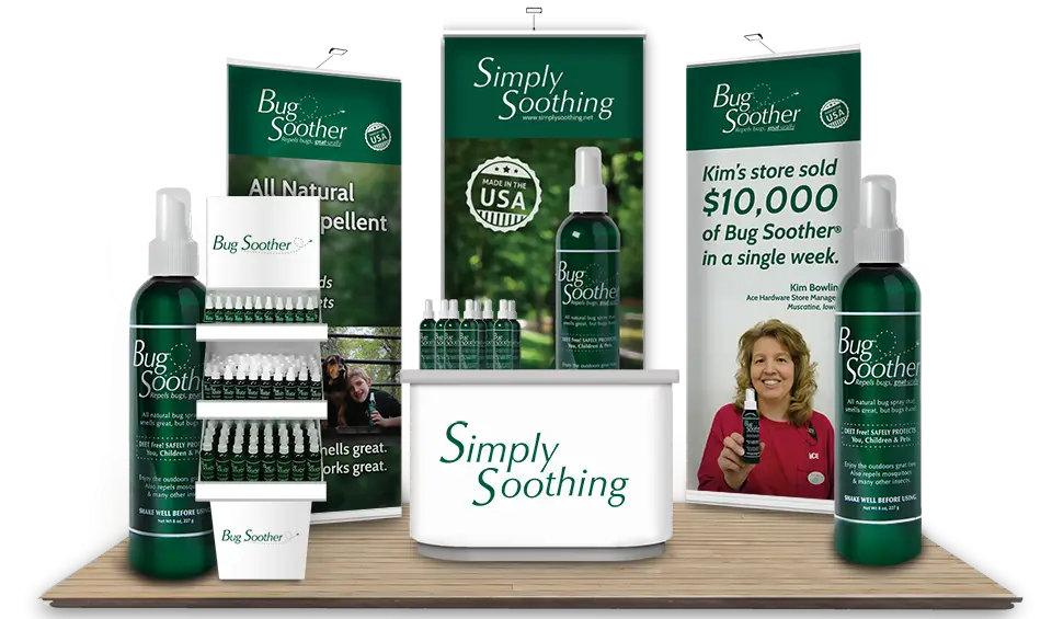 Simply Soothing Product Display