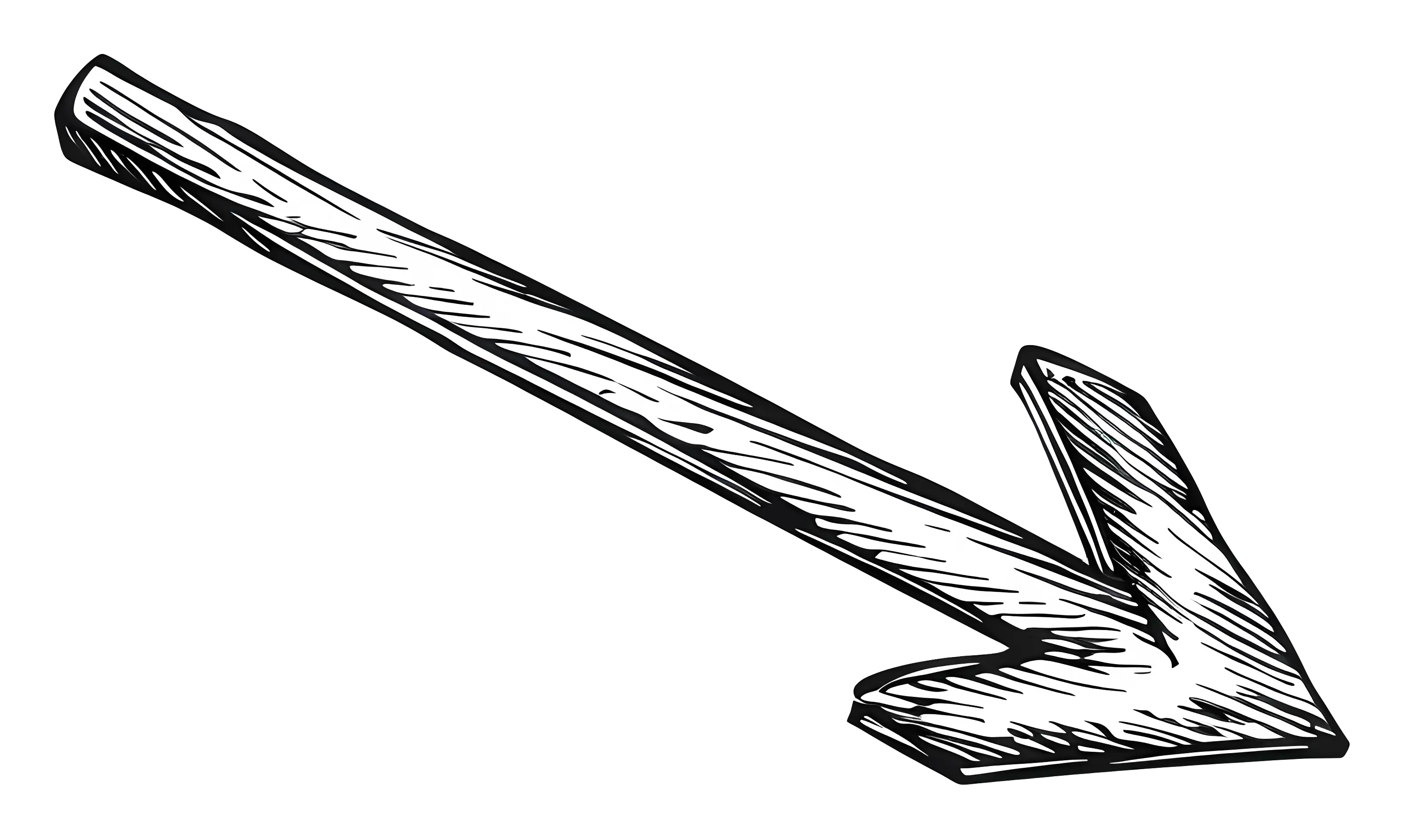 Hand-Drawn Arrow Sketch