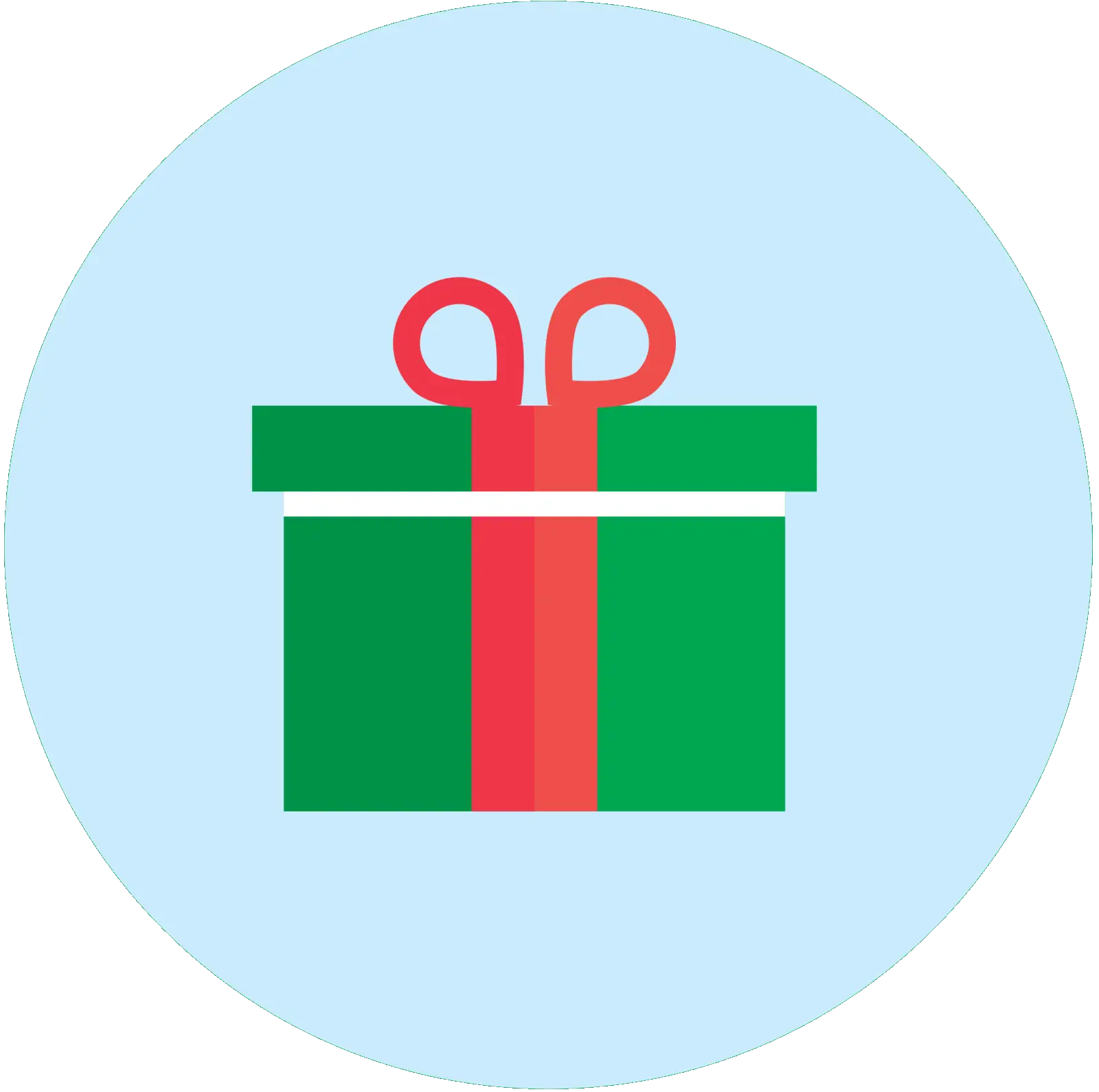 Festive Gift Box Illustration