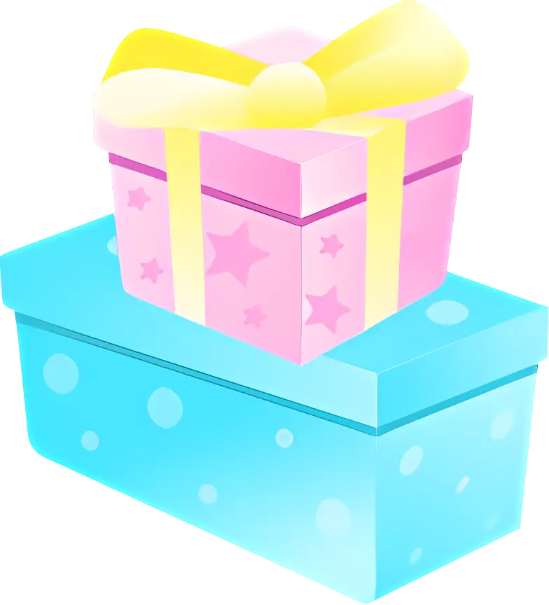 Colorful Gift Boxes with Ribbons