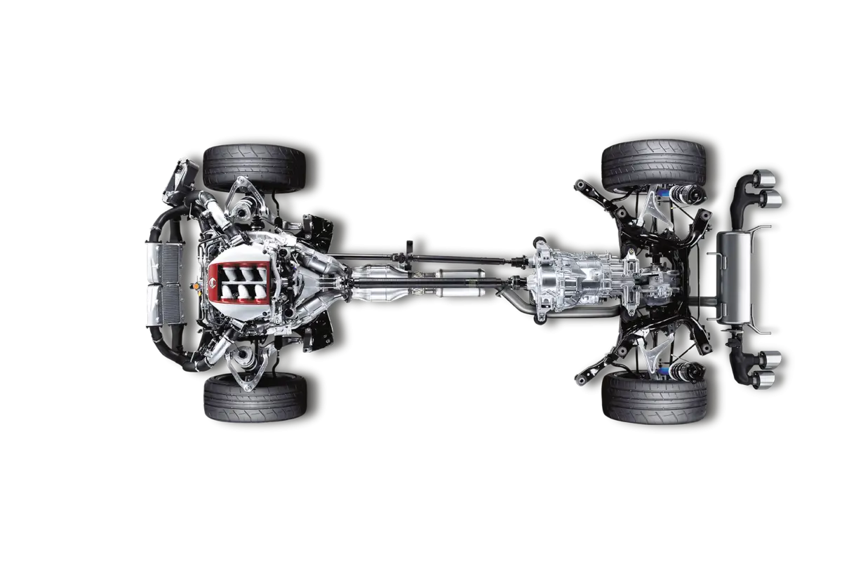 Detailed Car Chassis Diagram
