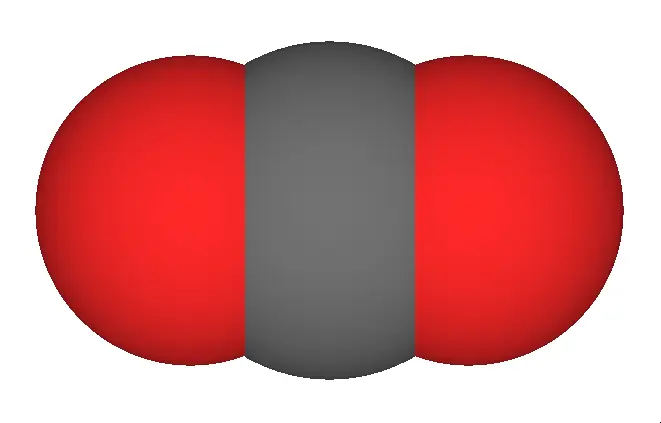 Carbon Dioxide Molecule Representation