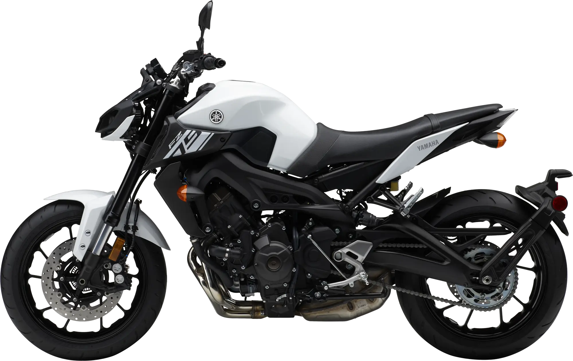White and Black Motorcycle for Speed Enthusiasts