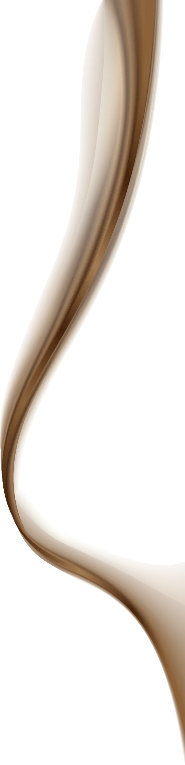 Artistic Brown Curved Swirl Design