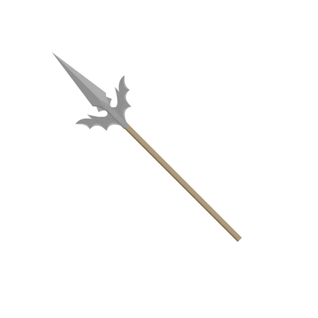 Classic Medieval Spear Illustration