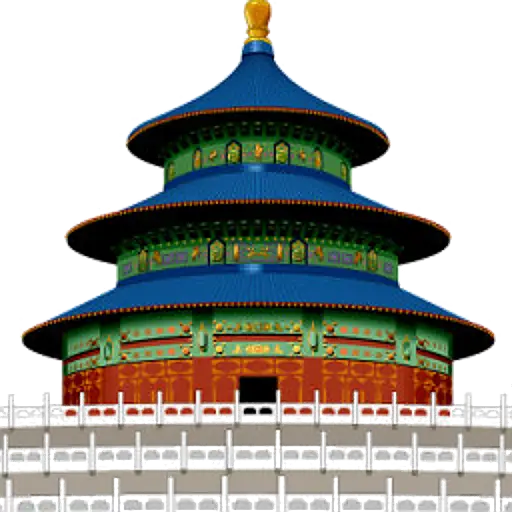 Illustration of China&#039;s Temple of Heaven