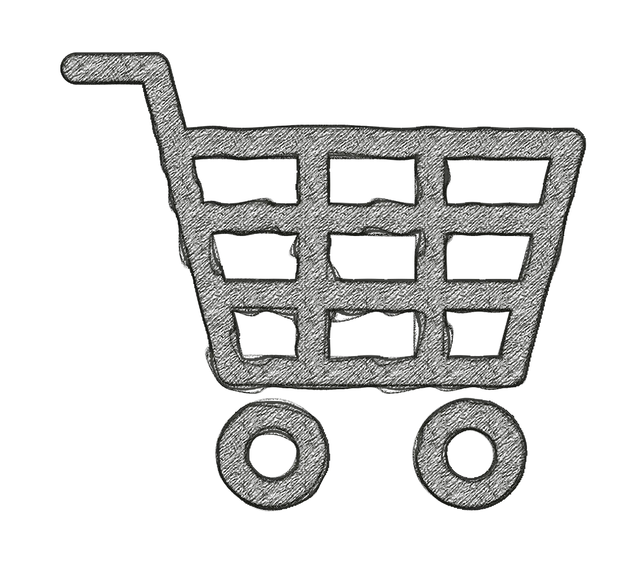 Shopping Cart Icon for Retail Design