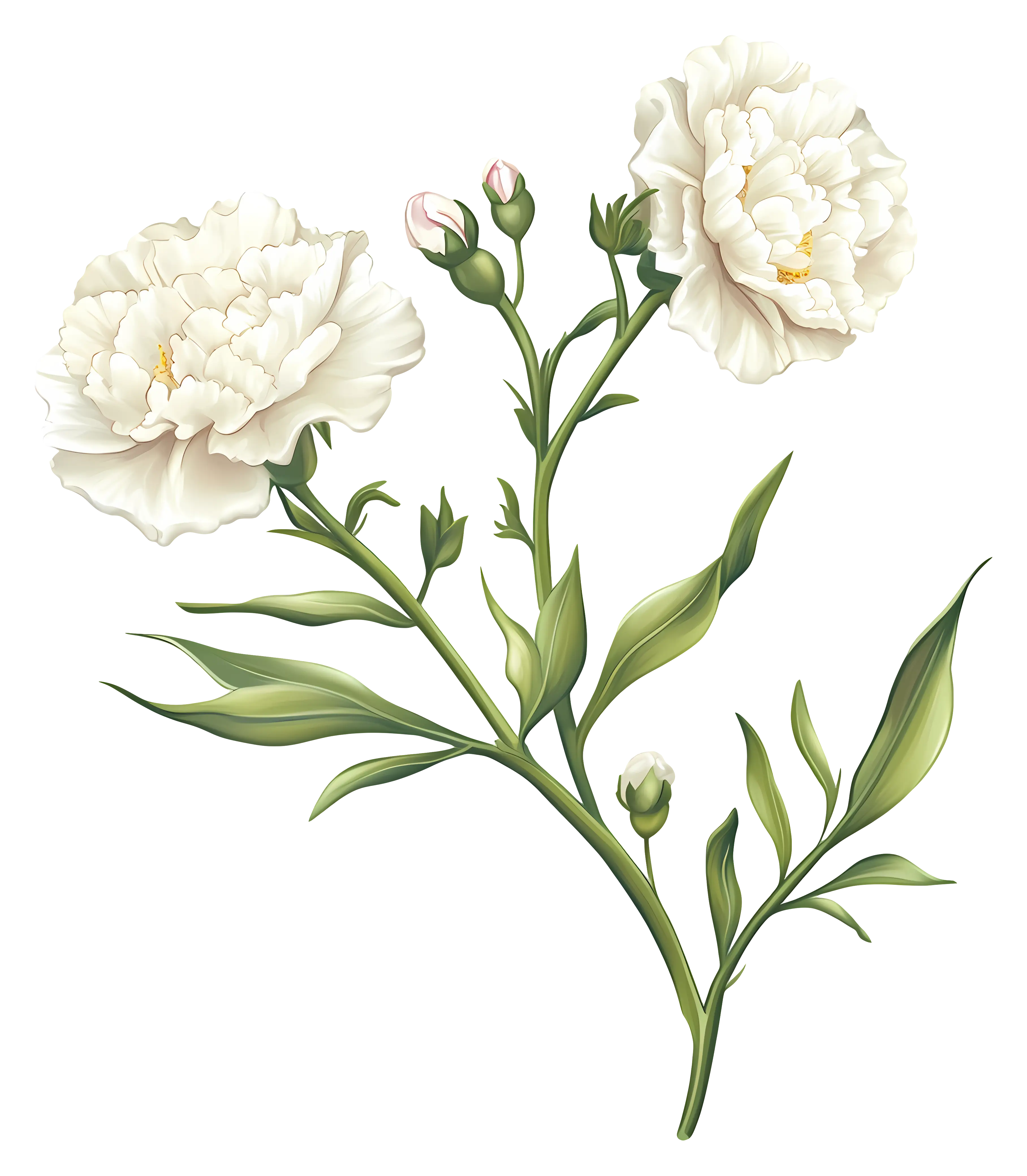 Elegant White Flowers