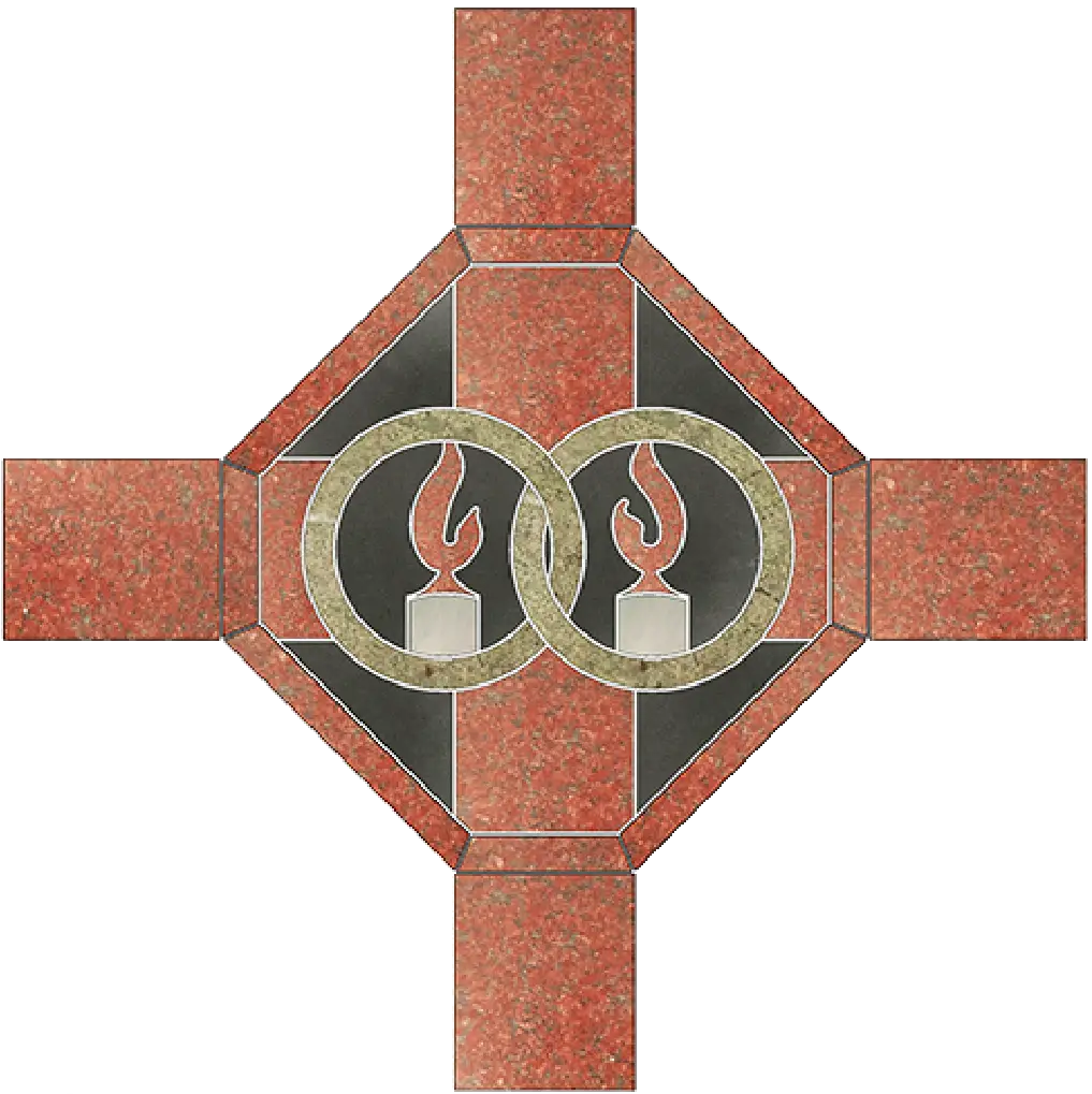 Masonic Symbol with Candles