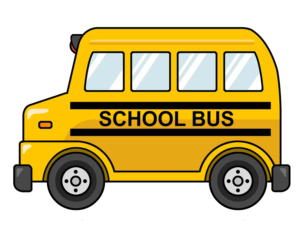 Yellow School Bus Illustration