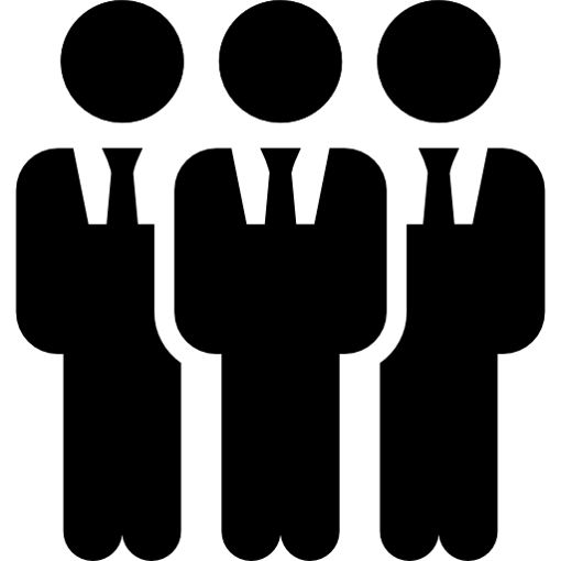 Black Business Icon Illustration