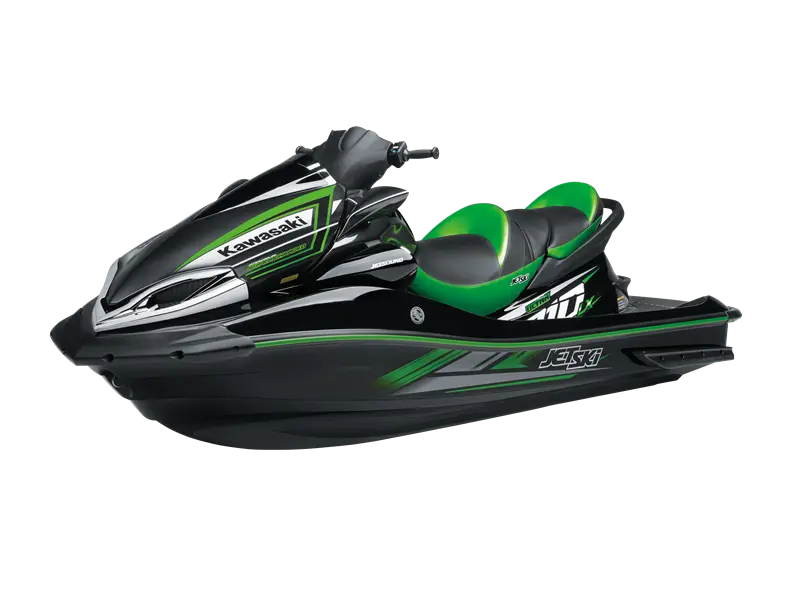Jetski Design with Green Accents