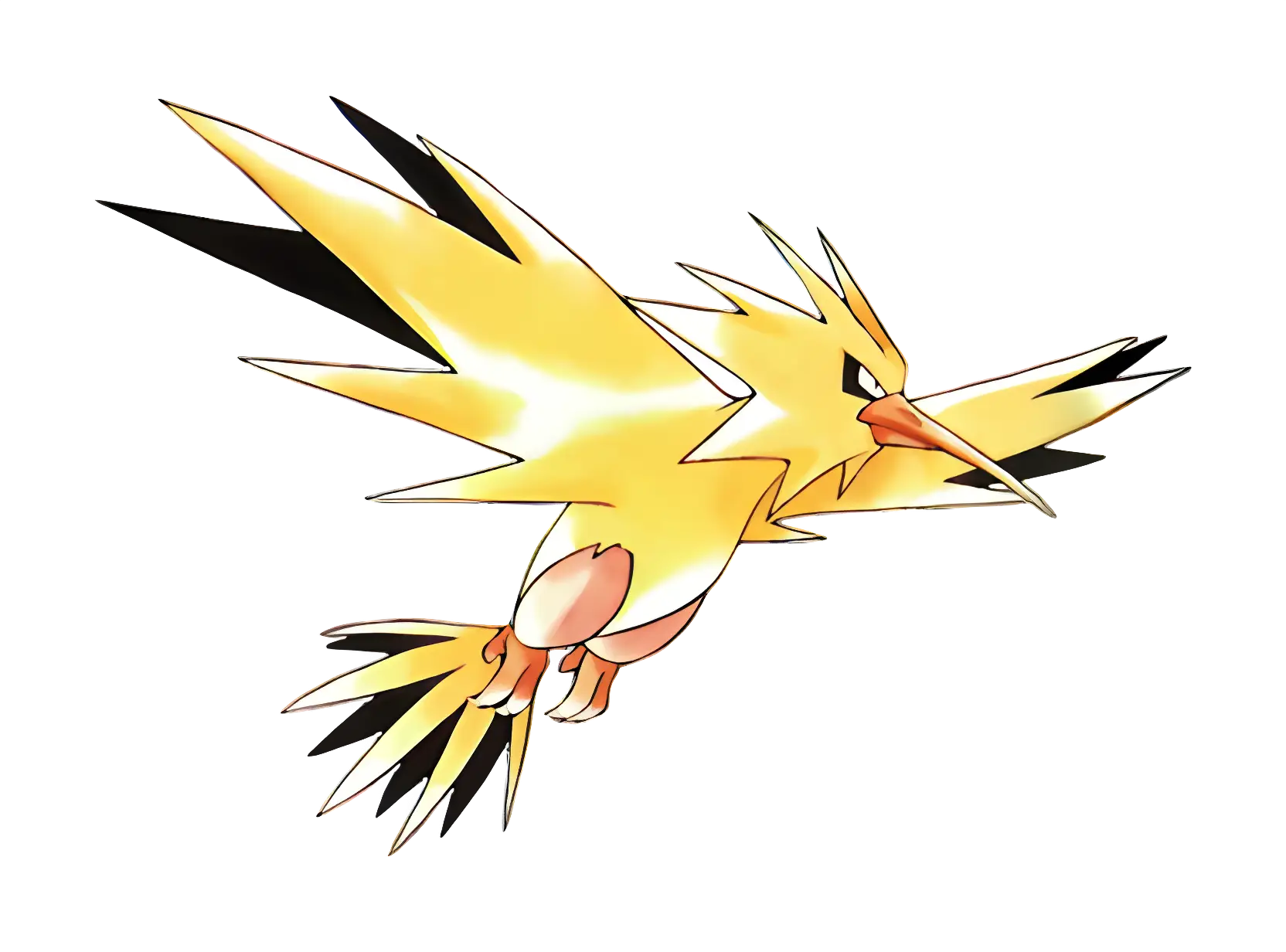 Yellow Bird-like Creature Illustration