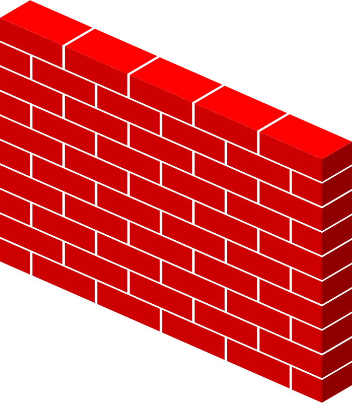 Red Brick Wall Illustration