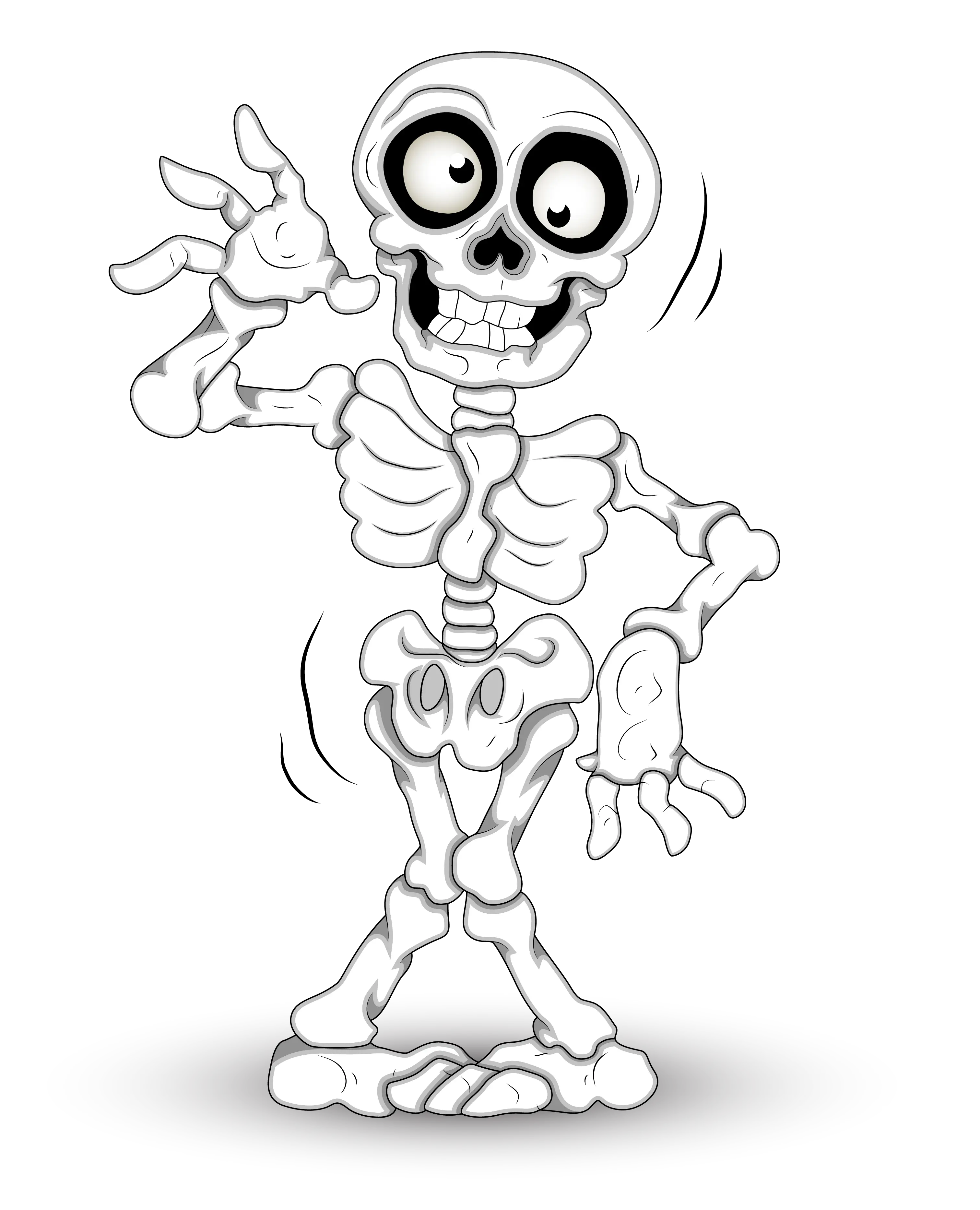 Dancing Skeleton Cartoon