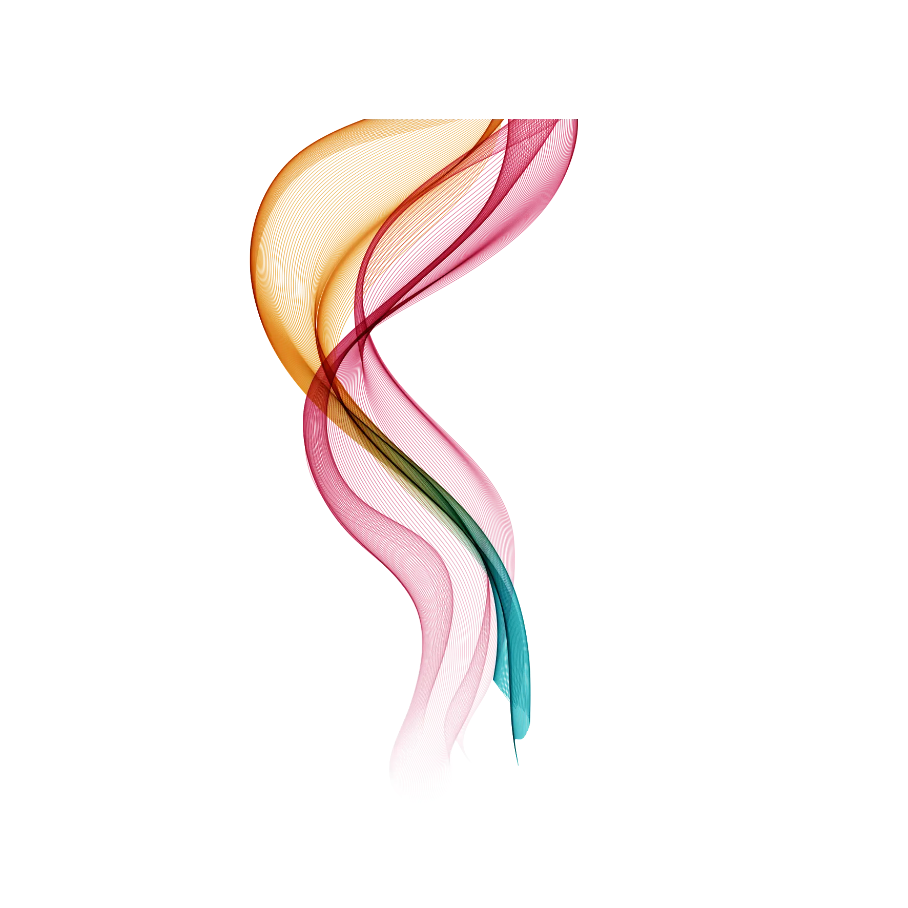 Colorful Abstract Art Waves