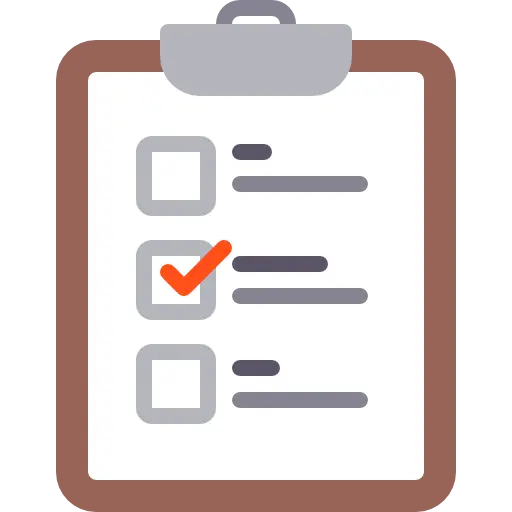 Checklist on Clipboard Icon