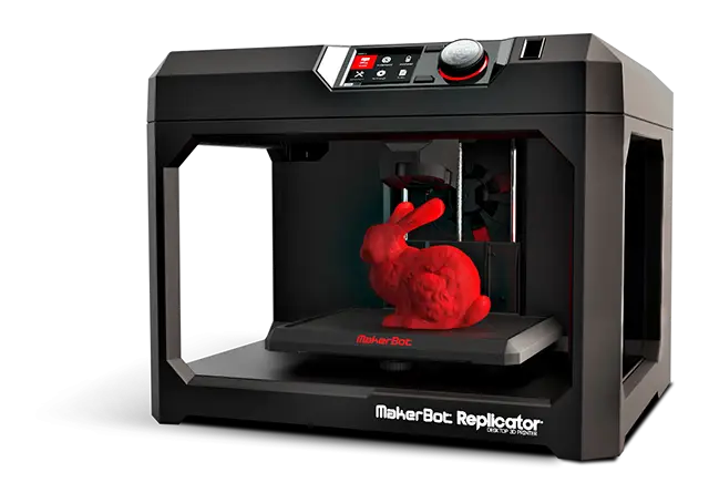 3D Printer Creating a Rabbit Model