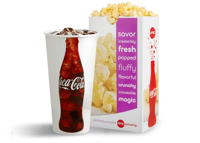 Coca-Cola and Popcorn Combo