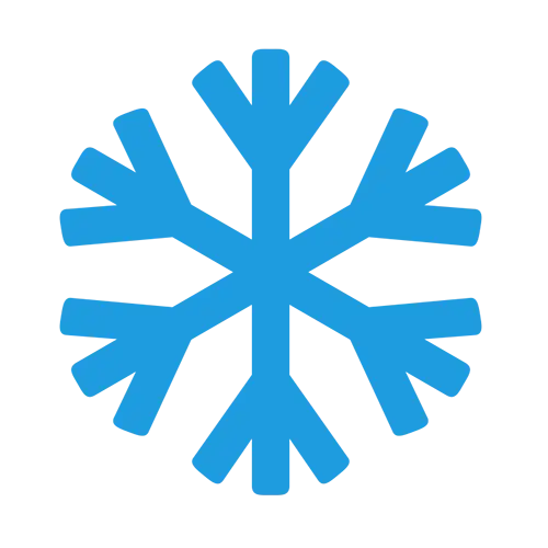 Cool Blue Snowflake
