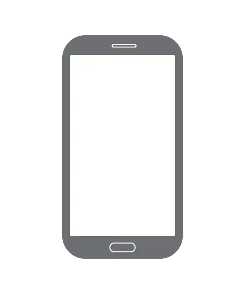 Simplistic Gray Phone Illustration
