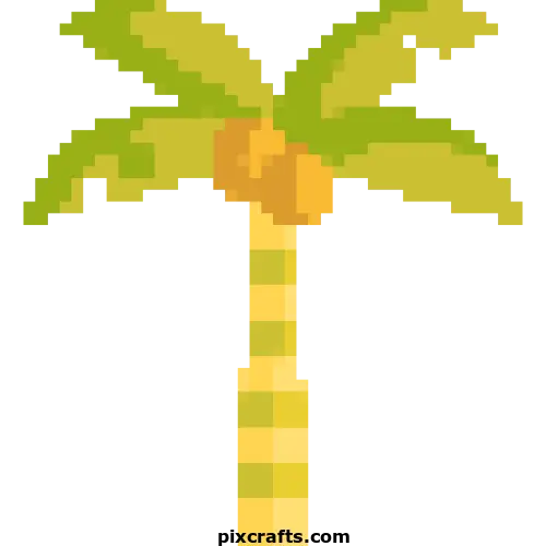 Pixel Art Palm Tree