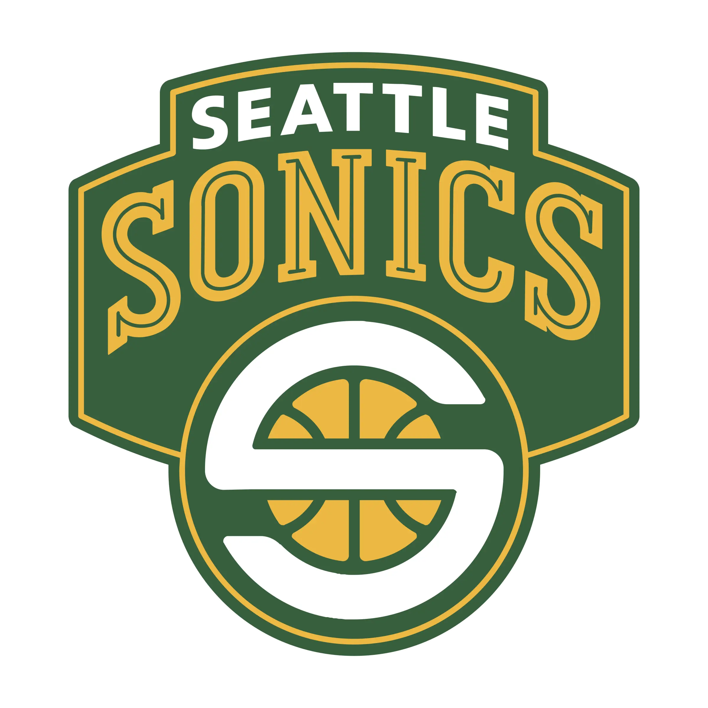 Seattle Sonics Basketball Team Logo
