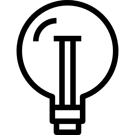 Light Bulb Outline Illustration