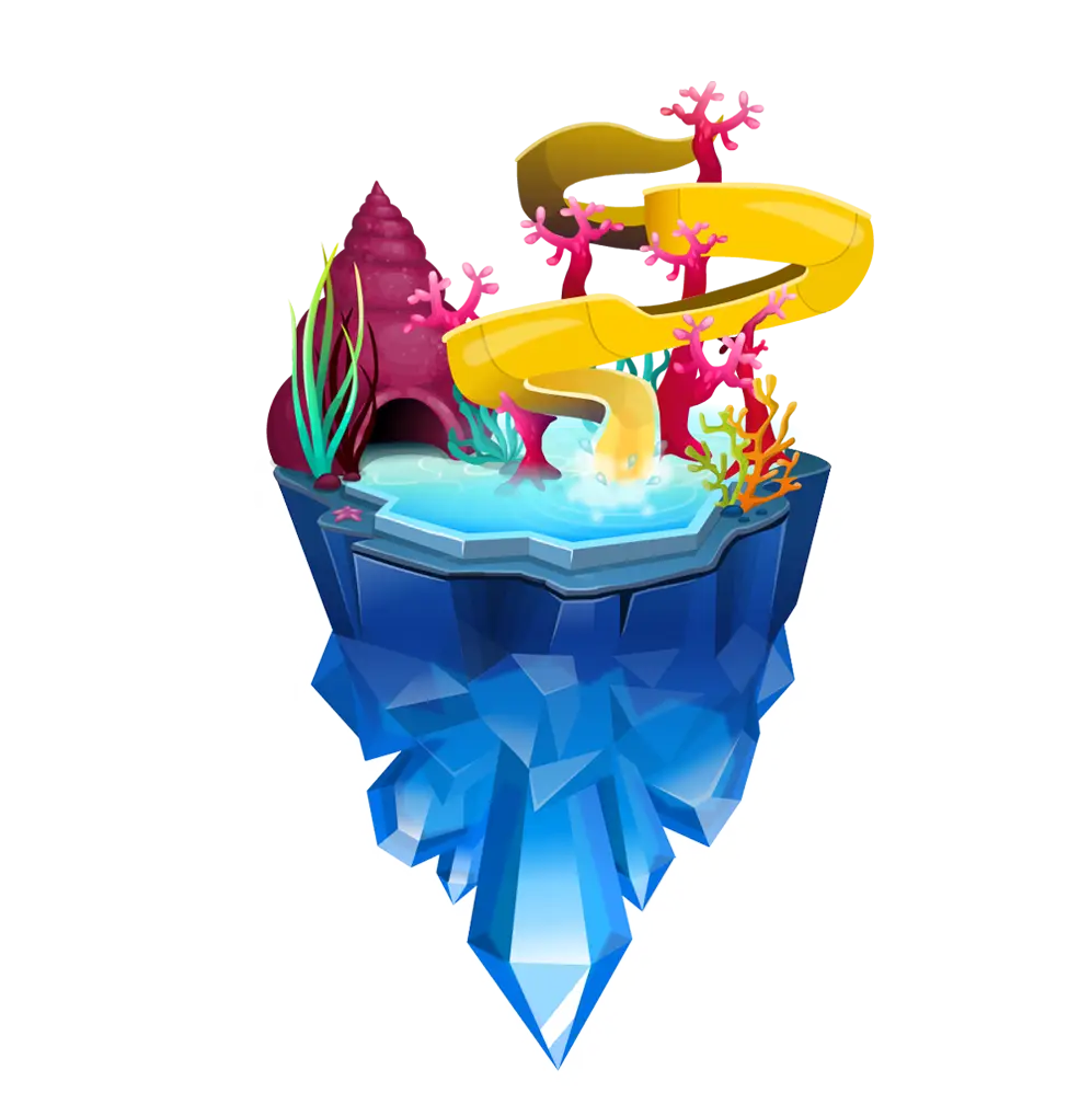 Water Slide Illustration