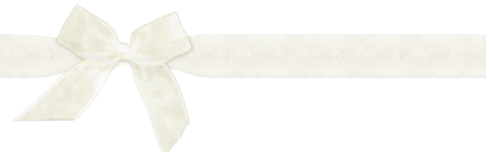 Elegant White Bow Decoration