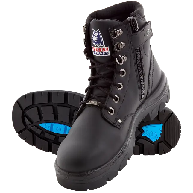 Black Boots with Laces for Durable Style