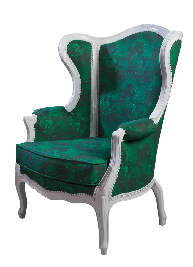 Vintage Green Armchair