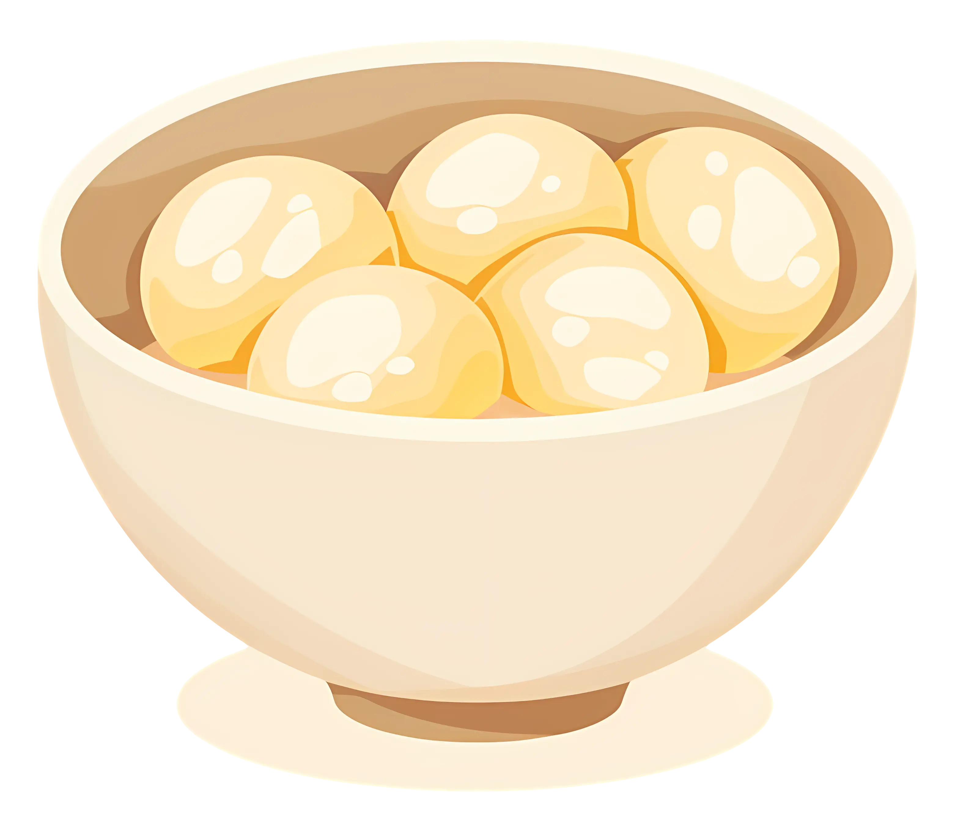 Dumplings in a Bowl